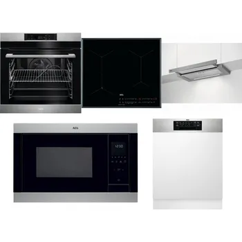 Set domácích spotřebičů AEG BPK742380M + AEG Mastery SenseFry IAE64431FB + AEG DPE5660M + AEG Mastery MSB2547D-M + AEG FEE72706PM