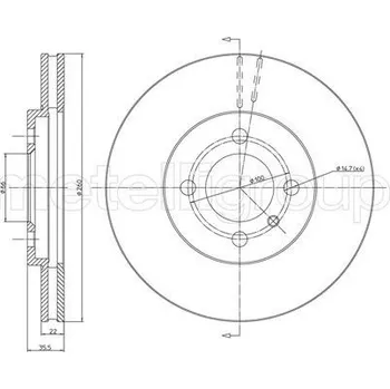 Auto-moto Brzdový kotouč, , 34111154749, 34111154750, 34111160915, METELLI, 23-0123