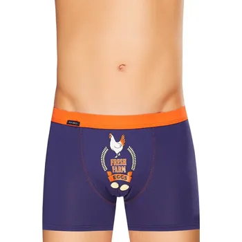 Boxerky Pánské boxerky Fun 17/1-19/E194 slepice FABIO