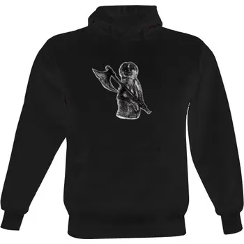 Pánská mikina Pánská mikina s kapucí s potiskem Surikata na mikině pánské