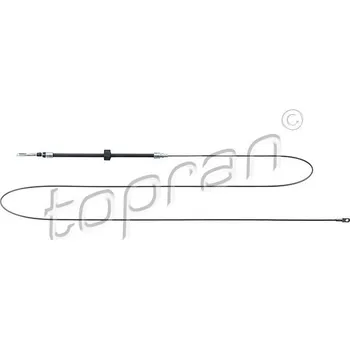 Lanko parkovací brzdy Tažné lanko, parkovací brzda, , 2D0609701B, 9014202285, A9014202285, TOPRAN, 109 813