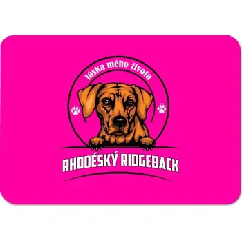 Dámské tričko STRIKER Podložka pod myš Rhodeský ridgeback