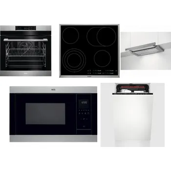 Set domácích spotřebičů AEG BPK742380M + AEG Mastery DirectTouch HK654070XB + AEG DPE5660M + AEG Mastery MSB2547D-M + AEG Mastery MaxiFlex FSE73507P
