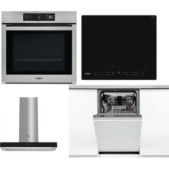 Set domácích spotřebičů WHIRLPOOL AKZ9 9480 IX + WHIRLPOOL WL S7260 NE + WHIRLPOOL WHBS 62F LT K + WHIRLPOOL WSIO 3O34 PFE X