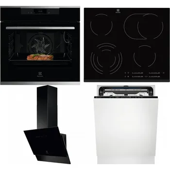 Set domácích spotřebičů ELECTROLUX KOEBP39X + ELECTROLUX EHF6547FXK + ELECTROLUX LFV616K + ELECTROLUX EEM69410L