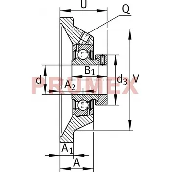 INA PCJ 30-N ložisková jednotka