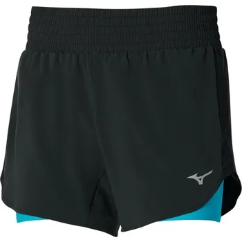 Dámské kalhoty Mizuno 2in1 4.5 Short 99 běžecké šortky dámské M