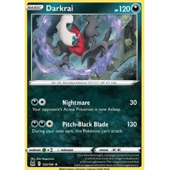 Karetní hra Pokémon LOR 120/196 Darkrai - Lost Origin Stav: Near Mint, Verze: HOLO