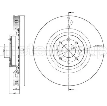 Brzdový kotouč Brzdový kotouč METELLI 23-0915C