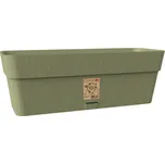 Samozavlažovací plastový truhlík na květiny ETHICA 50 zelená