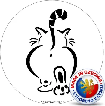 VypálímTi.cz Stencil šablona - Kočka na odchodu