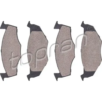 Brzdová destička Sada brzdových destiček, kotoučová brzda, , 6N0698151, 6N0698151C, JZW698151E, TOPRAN, 107 237