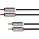 Kabel 2x Cinch konektor/2x Cinch konektor 3m KRUGER & MATZ KM1211 Basic