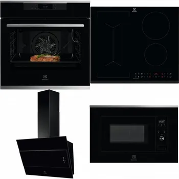 Set domácích spotřebičů ELECTROLUX KOEBP39X + ELECTROLUX LIV63431BK + ELECTROLUX LFV316K + ELECTROLUX LMS2203EMX