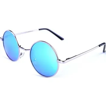 Sluneční brýle Sluneční polarizační brýle Lenonky modré zrcadlovky Wayfarer style BENNY-19258