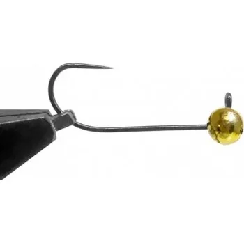 Rybářský háček Jigová hlavička Jigovky HD Barbless Gold vel.6 5ks - 0,4 g