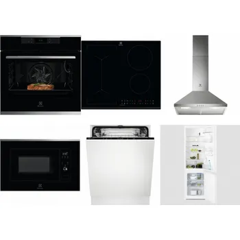 Set domácích spotřebičů ELECTROLUX KOEBP39X + ELECTROLUX LIV63431BK + ELECTROLUX LFC316X + ELECTROLUX LMS2203EMX + ELECTROLUX EEA27200L + ELECTROLUX LNT3LF18S