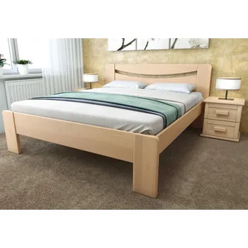 Postel Nábytek Rovder Postel Linda, Rovder Výběr moření: Růžová, Rozměr postele: 140x200, Druh dřeva: Bukový masiv