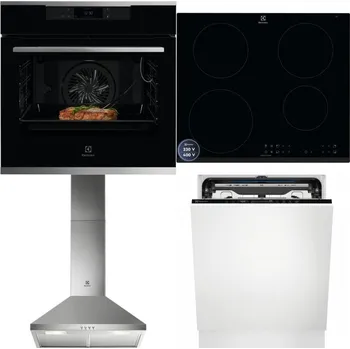 Set domácích spotřebičů ELECTROLUX KOEBP39X + ELECTROLUX LIR60433B + ELECTROLUX LFC316X + ELECTROLUX EEM69410L