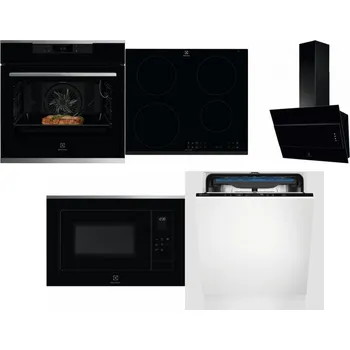 Set domácích spotřebičů ELECTROLUX KOEBP39X + ELECTROLUX LIR60430 + ELECTROLUX LFV316K + ELECTROLUX LMS4253TMX + ELECTROLUX EES48200L