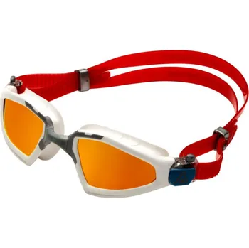 Plavecké brýle Plavecké brýle Aqua Sphere KAYENNE PRO červený titanově zrcadlový zorník, bílá/šedá EP3040910LMR