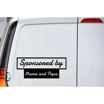 Samolepící dekorace Lepy.cz Samolepka na auto Sponzor Velikost (šířka x výška): 30x12cm, Barevná varianta: Karafiátová růžová