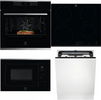 Set domácích spotřebičů ELECTROLUX KOEBP39X + ELECTROLUX LIR60430 + ELECTROLUX LMS4253TMX + ELECTROLUX EEM69410L