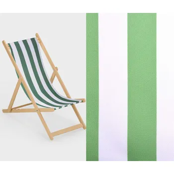 Lehátkovina šíře 43 cm s potiskem zelených pruhů LH06