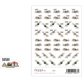 samolepka Fleppi Samolepky Sushi