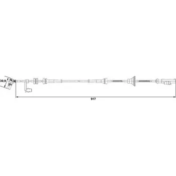ABS Snímač, počet otáček kol, , BOSCH, 0 265 007 688