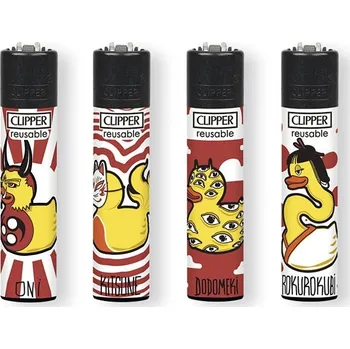 Zapalovač Celá sada Clipper zapalovačů Yokay Ducks