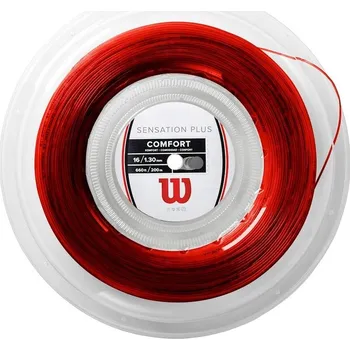 Struna na výplet tenisové rakety Tenisový výplet Wilson Sensation Plus Red 200m průměr výpletu: 1,34