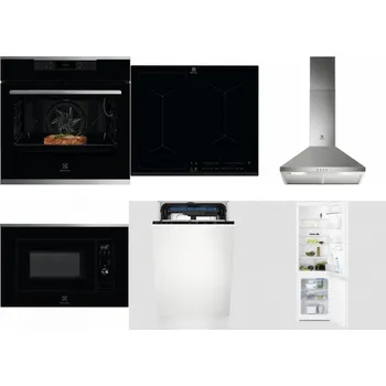 Set domácích spotřebičů ELECTROLUX KOEBP39X + ELECTROLUX EIV634 + ELECTROLUX LFC316X + ELECTROLUX LMS2203EMX + ELECTROLUX EEM23100L + ELECTROLUX LNT3LF18S