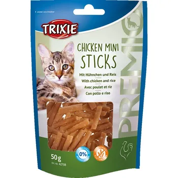 Pamlsek pro kočku 4x50g Trixie PREMIO Mini Sticks Chicken