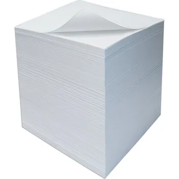 Blok CAESAR Kostka lepená 9 x 9 x 9 cm, bílá