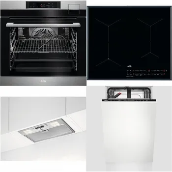 Set domácích spotřebičů AEG BSK792380M + AEG Mastery SenseFry IAE64431FB + AEG DGB3523S + AEG Mastery GlassCare FSE73407P