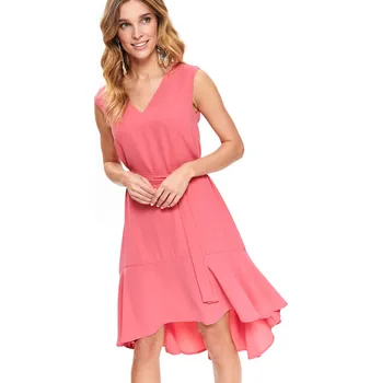 Dámské šaty Top Secret dámské šaty s vázačkou růžové Velikost: 36