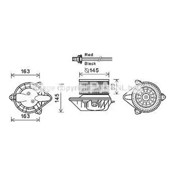 Ventilátor topení a klimatizace Vnitřní ventilátor, 7701046946,7701205479,698330,DK M0156,, ECAR, 6007NU2X