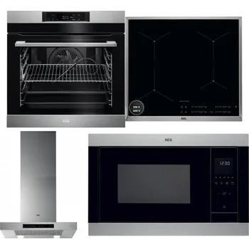 Set domácích spotřebičů AEG BPK742380M + AEG Mastery SenseBoil IAE64413XB + AEG Mastery DBB5660HM + AEG Mastery MSB2547D-M