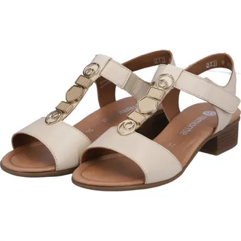 Dámské sandále Remonte letní sandály s ozdobou, béžová, D0P52-80 44