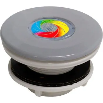 Bazénové osvětlení Vágner Pool MINI Tube - tryska VA (Světle šedá RAL7004) - 9LED RGB, 8,2W - pro fóliové bazény