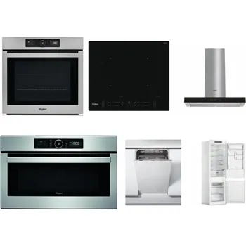 Set domácích spotřebičů WHIRLPOOL AKZ9 9480 IX + WHIRLPOOL WL S7260 NE + WHIRLPOOL WHBS 62F LT K + WHIRLPOOL ABSOLUTE AMW 730 IX + WHIRLPOOL WSIC 3M27 C + WHIRLPOOL WHC18 T311
