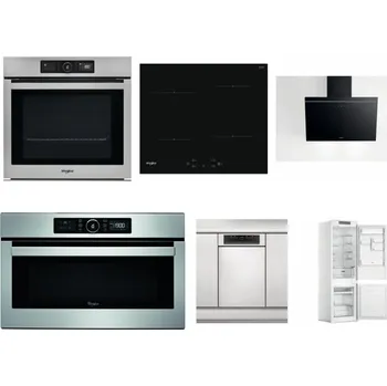 Set domácích spotřebičů WHIRLPOOL AKZ9 9480 IX + WHIRLPOOL WS Q2760 BF + WHIRLPOOL AKR 62F LT K + WHIRLPOOL ABSOLUTE AMW 730 IX + WHIRLPOOL WSBO 3O34 PF X + WHIRLPOOL WHC18 T311