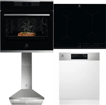Set domácích spotřebičů ELECTROLUX KOEBP39X + ELECTROLUX EIV634 + ELECTROLUX LFC316X + ELECTROLUX EEM48300IX