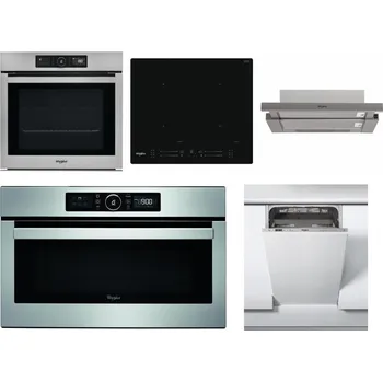 Set domácích spotřebičů WHIRLPOOL AKZ9 9480 IX + WHIRLPOOL WL S7260 NE + WHIRLPOOL AKR 5390/1 IX + WHIRLPOOL ABSOLUTE AMW 730 IX + WHIRLPOOL WSIC 3M27 C