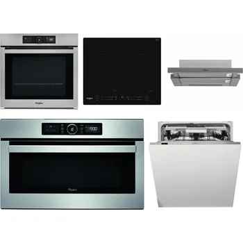 Set domácích spotřebičů WHIRLPOOL AKZ9 9480 IX + WHIRLPOOL WL S7260 NE + WHIRLPOOL AKR 749/1 IX + WHIRLPOOL ABSOLUTE AMW 730 IX + WHIRLPOOL WIO 3T133 PLE