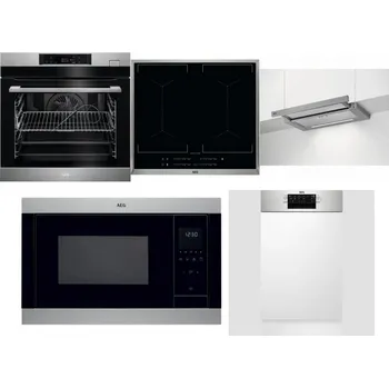Set domácích spotřebičů AEG BSK782380M + AEG Mastery DoubleBridge IKE64450XB + AEG DPE5660M + AEG Mastery MSB2547D-M + AEG Mastery MaxiFlex FEE73517PM