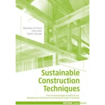 Umění Sustainable Construction Techniques: From structural design to interior fit-out: Assessing and improving the environmental impact of buildings – Sebastian El Khouli,Viola John,Martin Zeumer (EN)