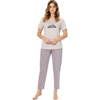 Dámské noční prádlo Dámské pyžamo Eleonor 1307 LEVEZA