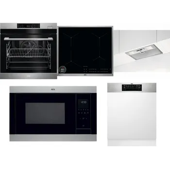 Set domácích spotřebičů AEG BSK782380M + AEG Mastery SenseBoil IAE64413XB + AEG DGB3523S + AEG Mastery MSB2547D-M + AEG FEE72706PM
